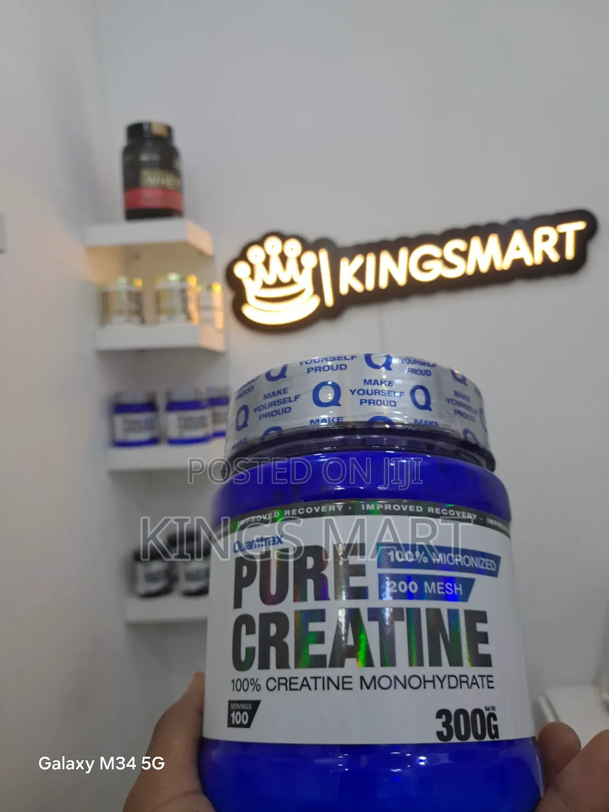 Quamtrax 100%Pure Creatine Monohydrate 100 Serving