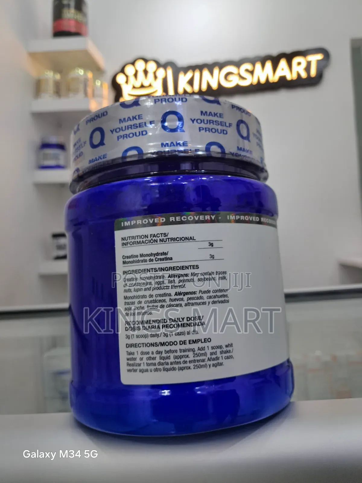 Pure Creatine 100%Creatine Monohydrate 100 Serving