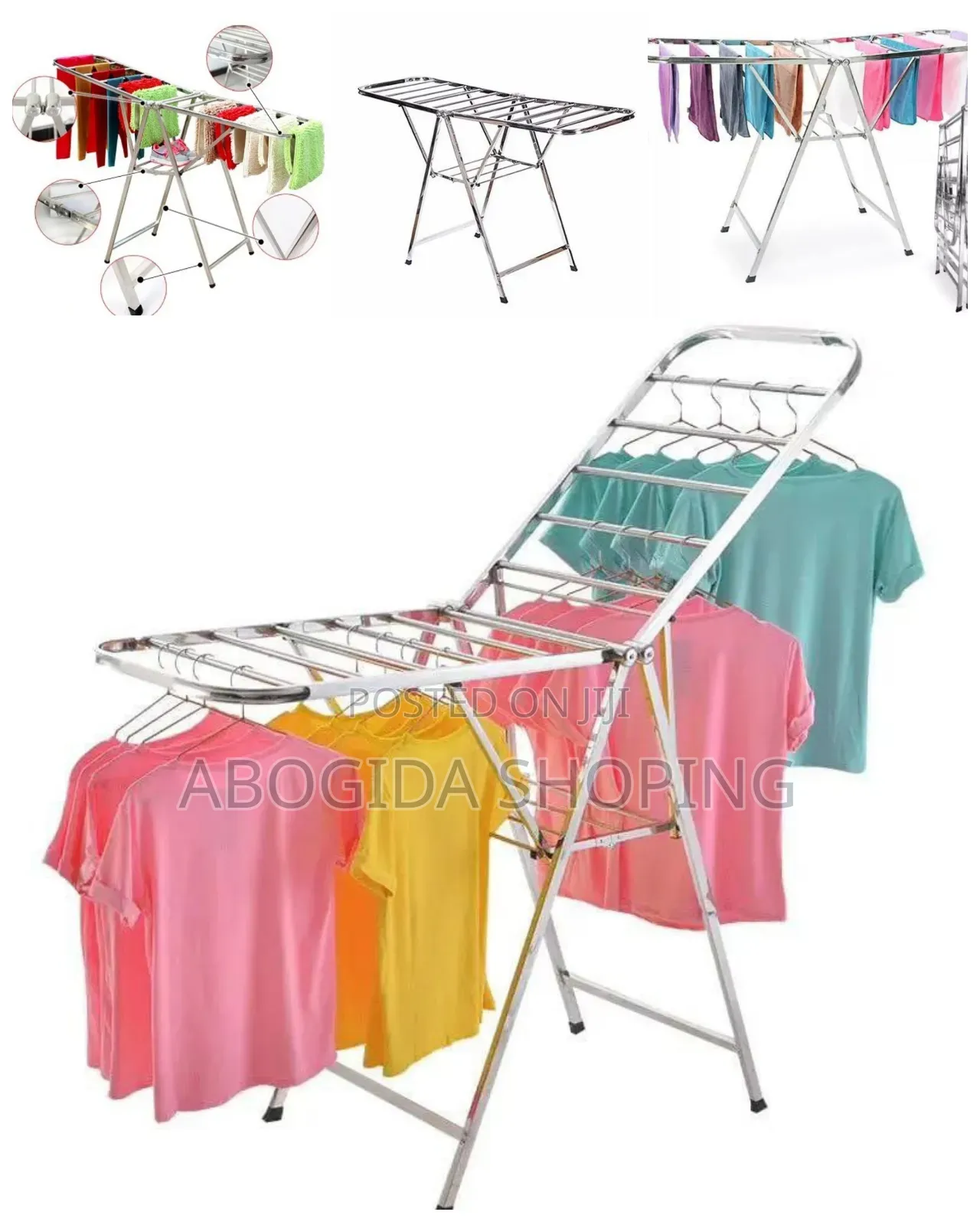 Space-Saving Folding Drying Rack