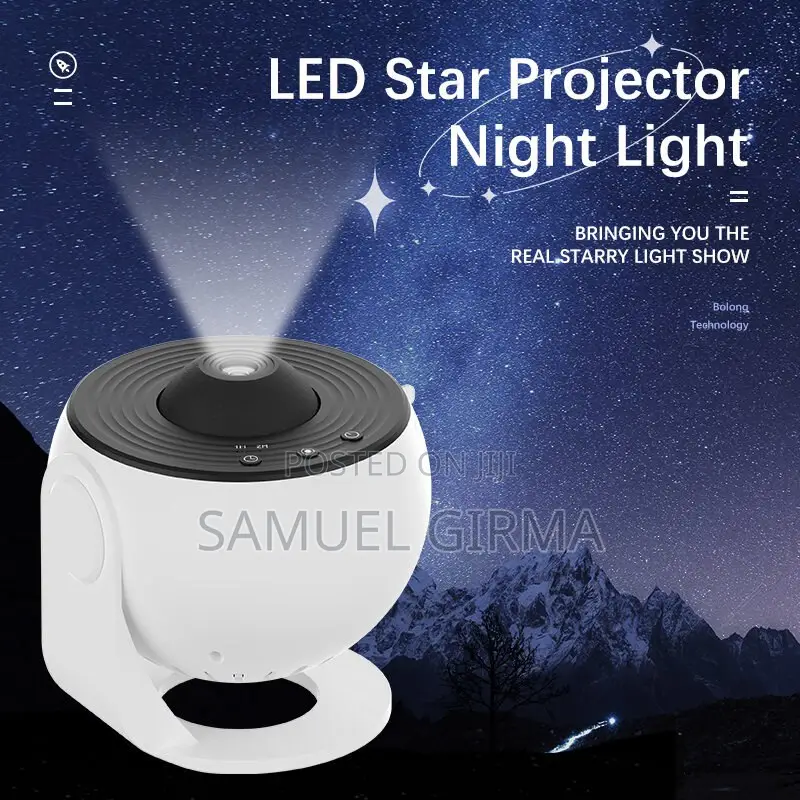 The Night Light Galaxy Projector