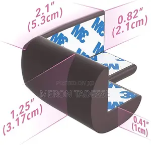 Baby Proofing Edge Protectors ጠርዝ ቢመታቸው እንዳይግዱ