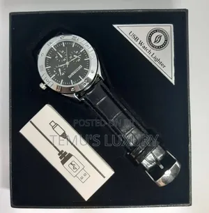 Cigarette Lighter Watch Rechargeable