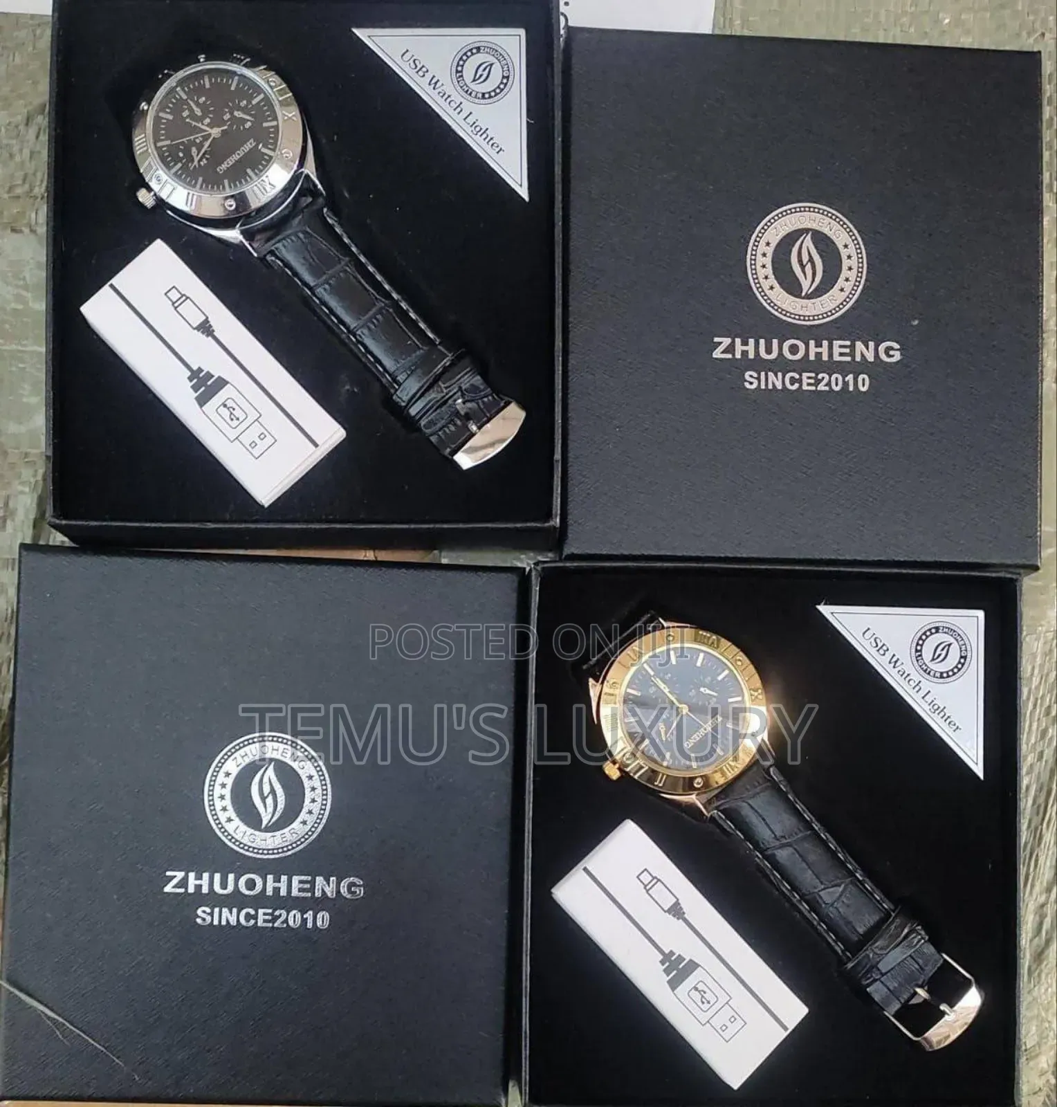 Cigarette Lighter Watch Rechargeable