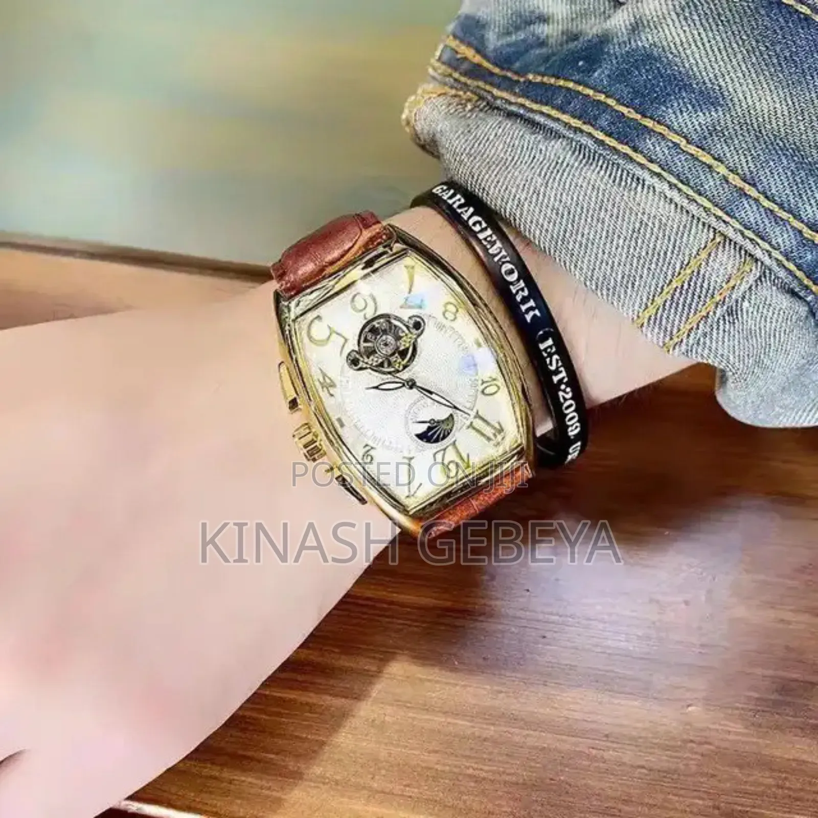 Sewore Leather Strap High Quality Watch