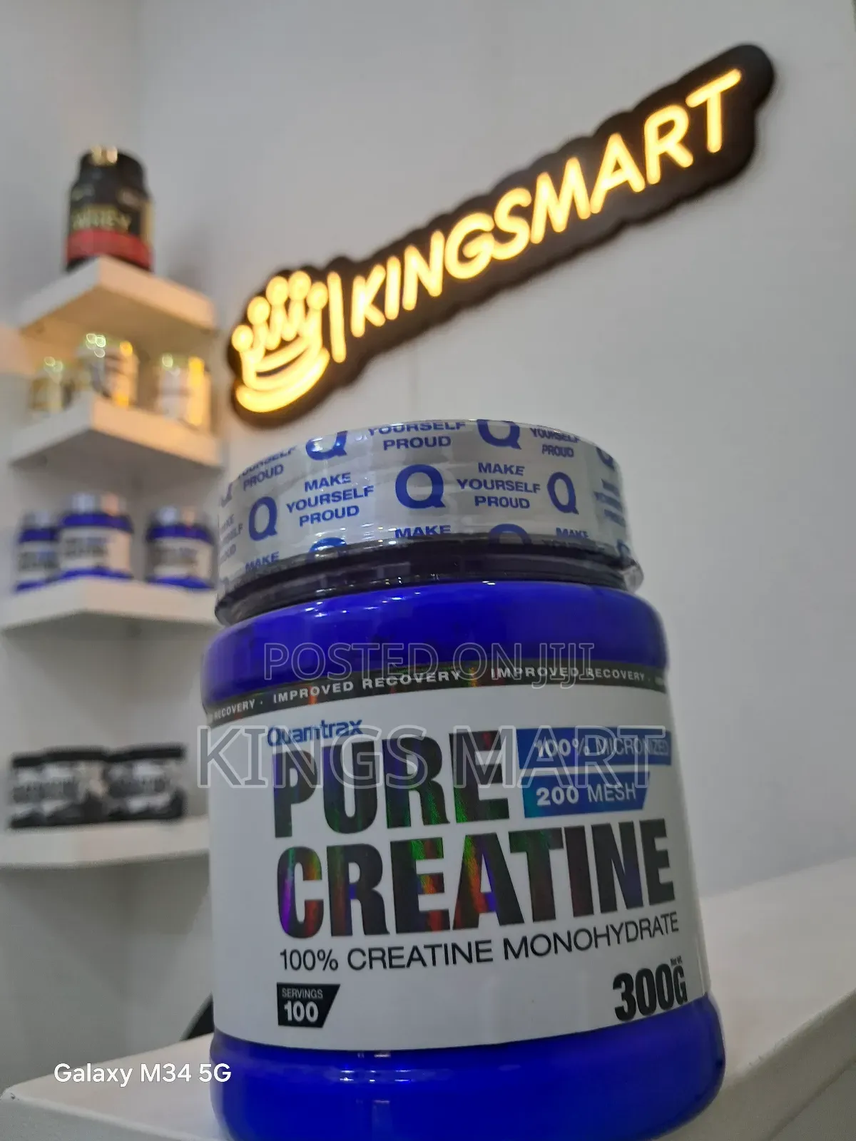 100% Pure Creatine Monohydrate (Quamtrax)