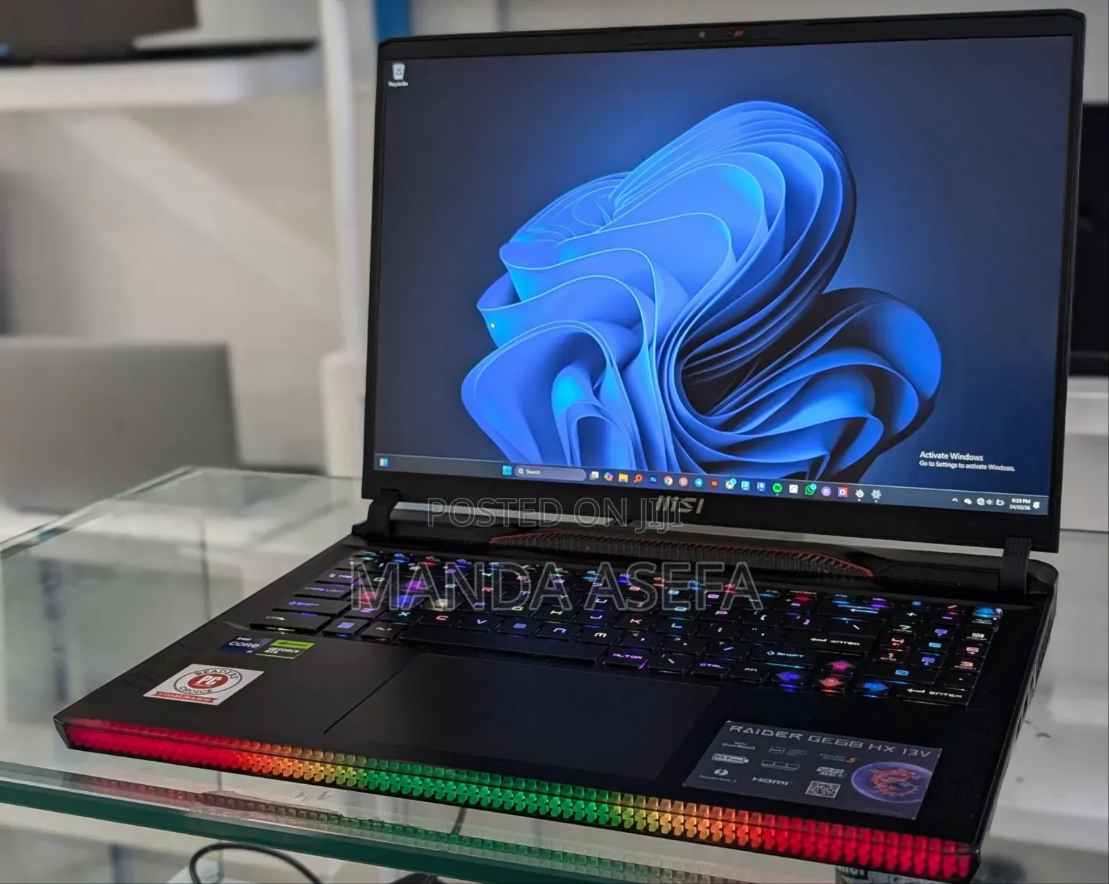 New Laptop MSI 32GB Intel Core I9 SSD 1T