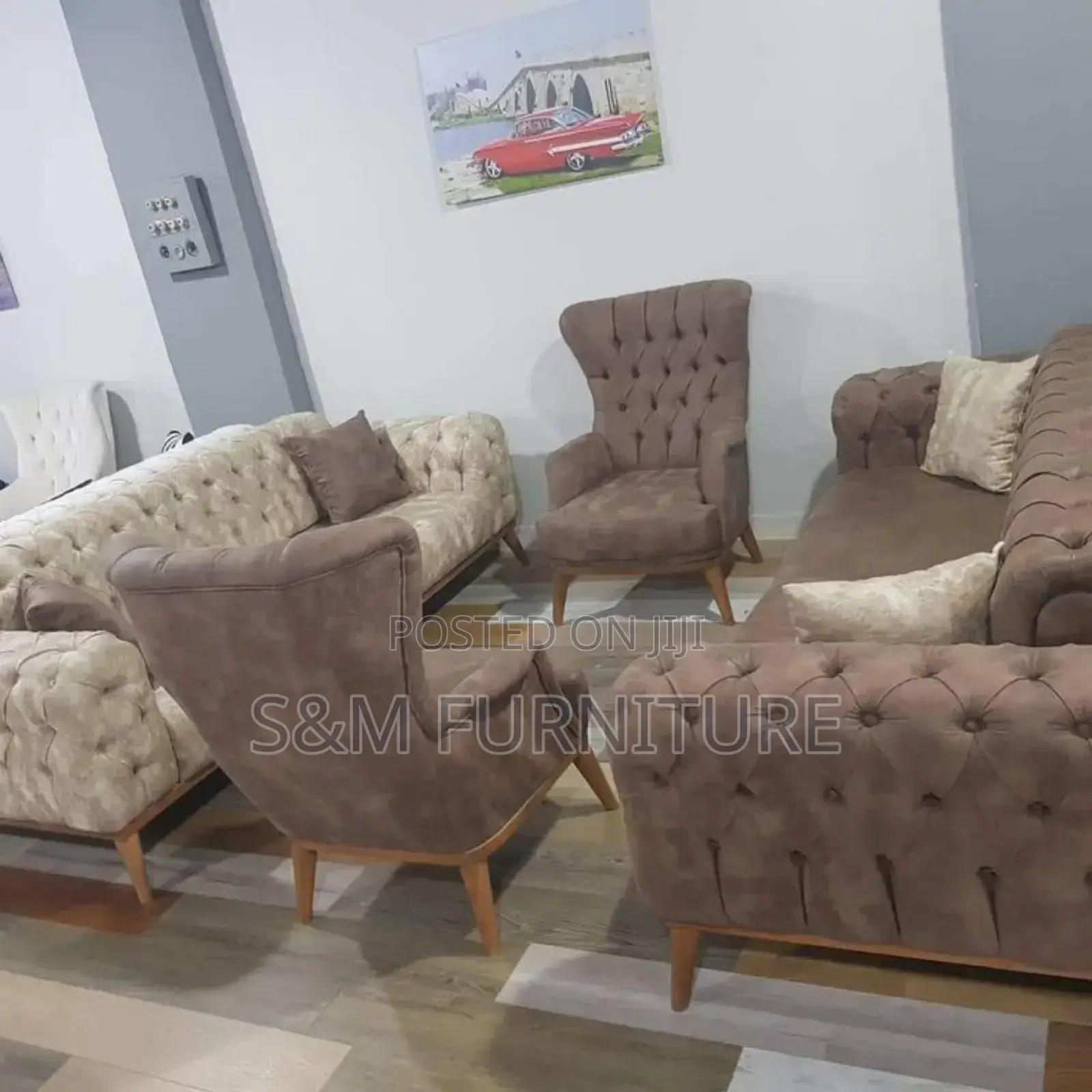 Sofa Sets With Crafted With Durability.