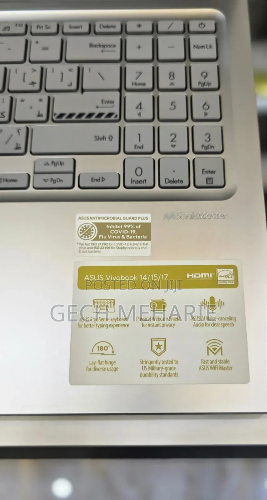 New Laptop Asus VivoBook 15 X505BA 8GB Intel Core I5 SSD 512GB