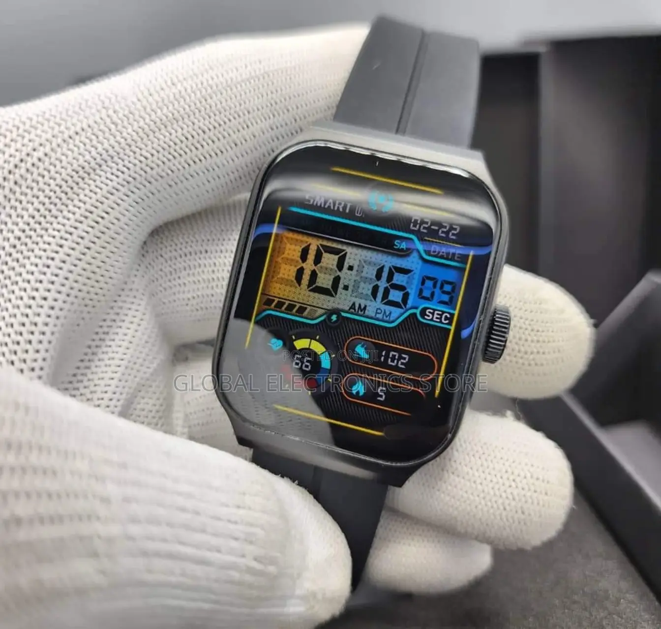 እጅግ ዉብ የሆነ 3D Curved Screen Yalew ስማርት ሰዓት (10 ቀን የሚቆይ ባትሪ )