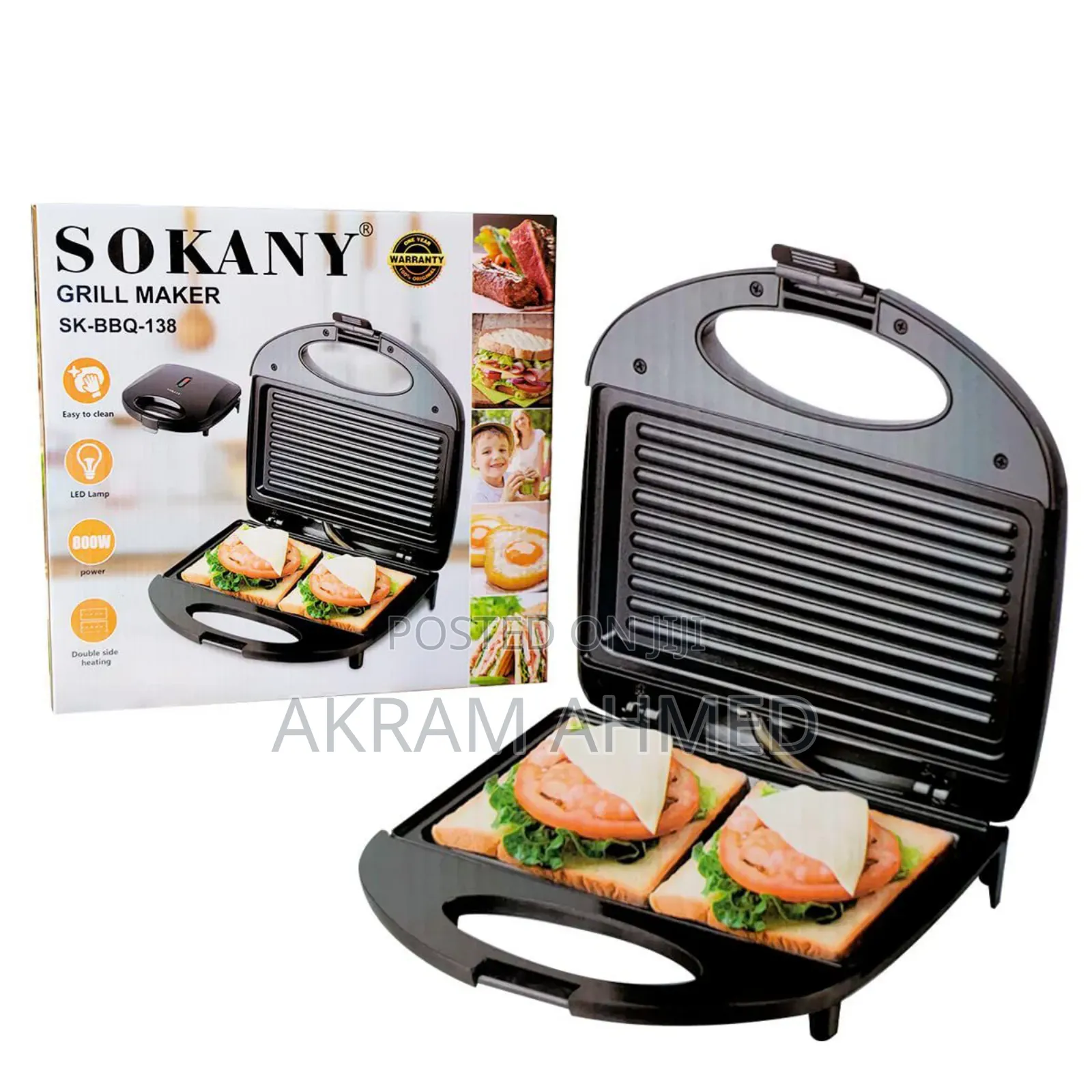 Sokany Grill Maker Sk-BBQ-138