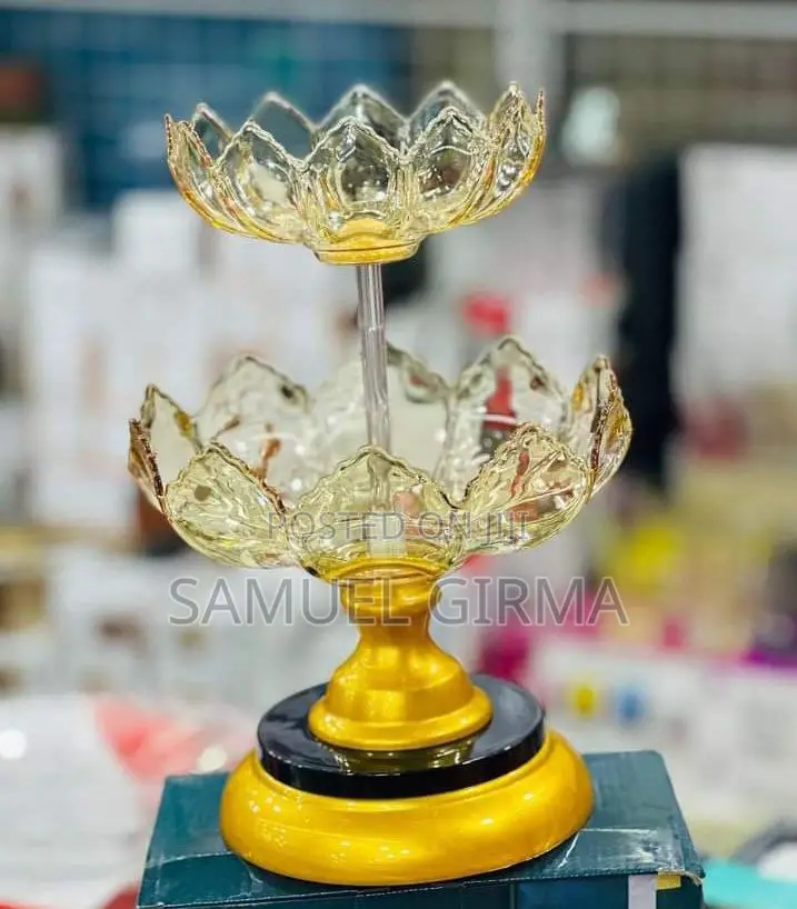  2 Layer Ornamental Fruit Plate 