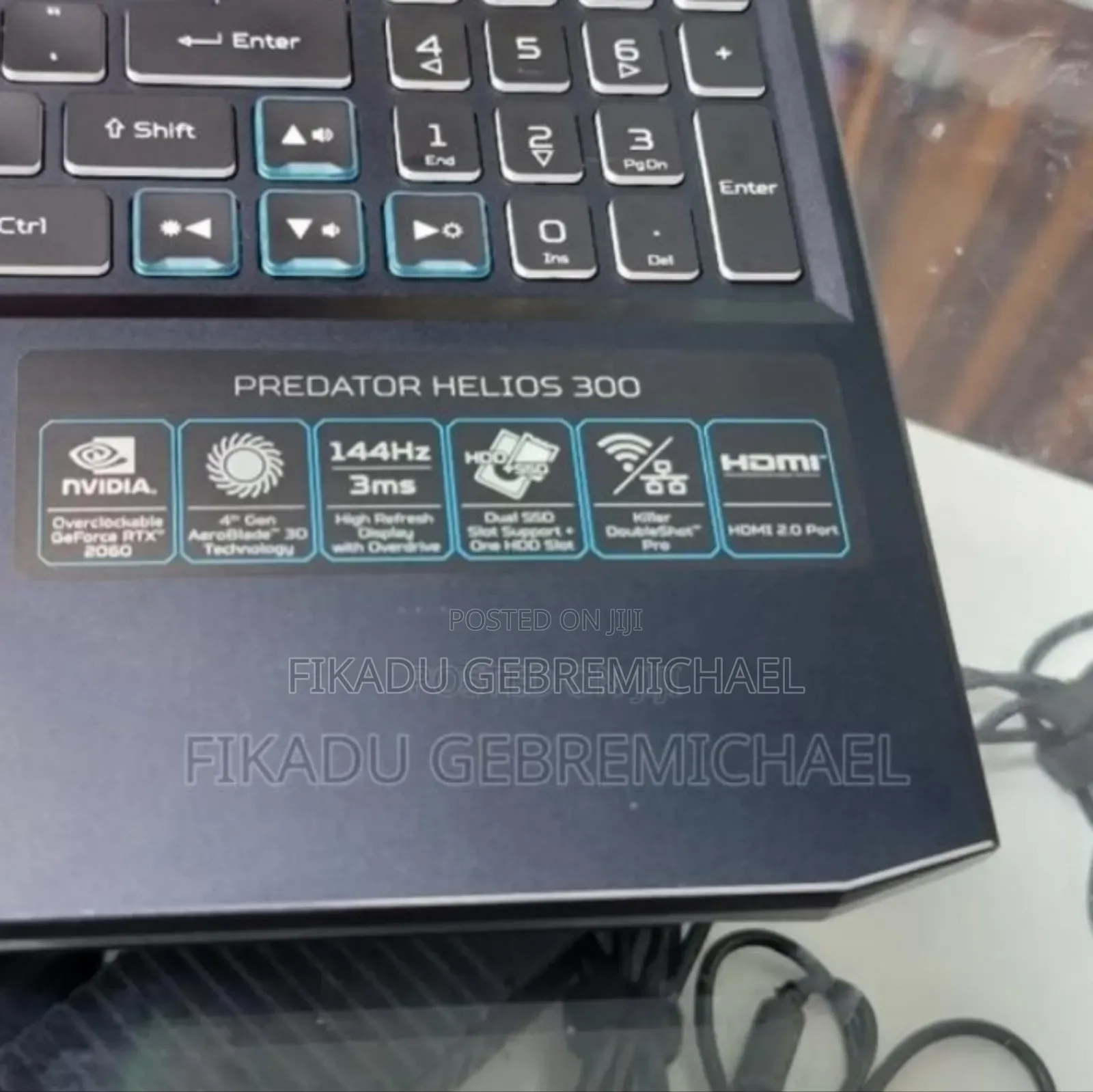 New Laptop Acer Predator Helios 300 16GB Intel Core i7 SSD 512GB