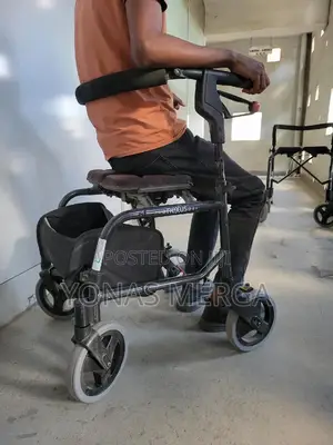 Walker for Seniors W/Seat Easy Side Folding Transport Waker