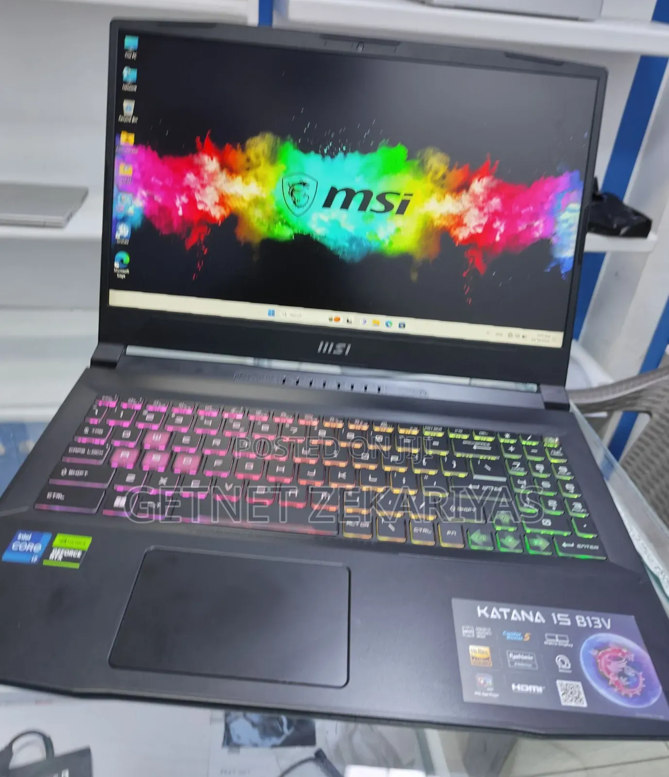 New Laptop MSI Katana 15 32GB Intel Core I7 SSD 1T