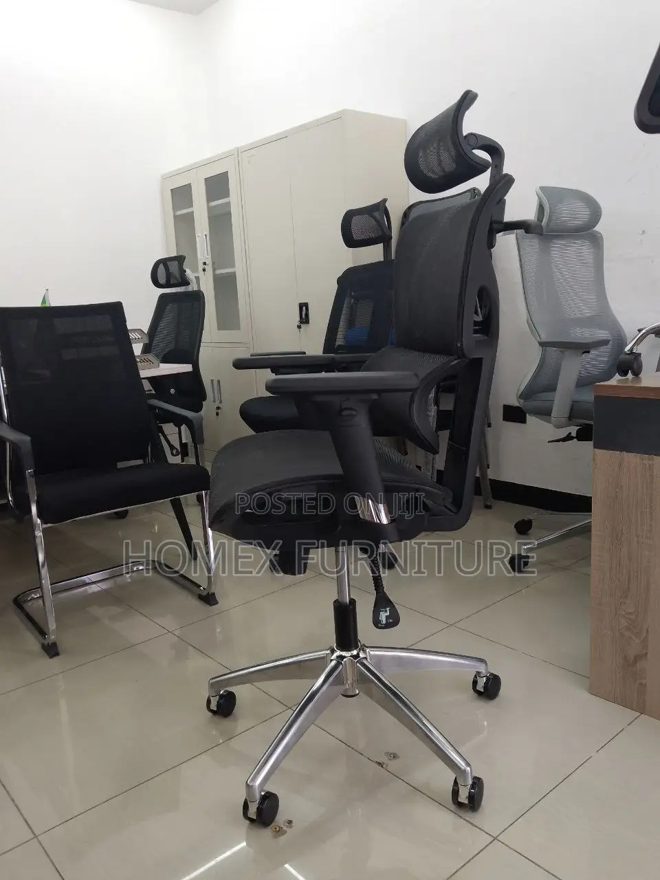 Office Furniture Chair የቢሮ ፈርኒቸር ወንበር Ergonomics
