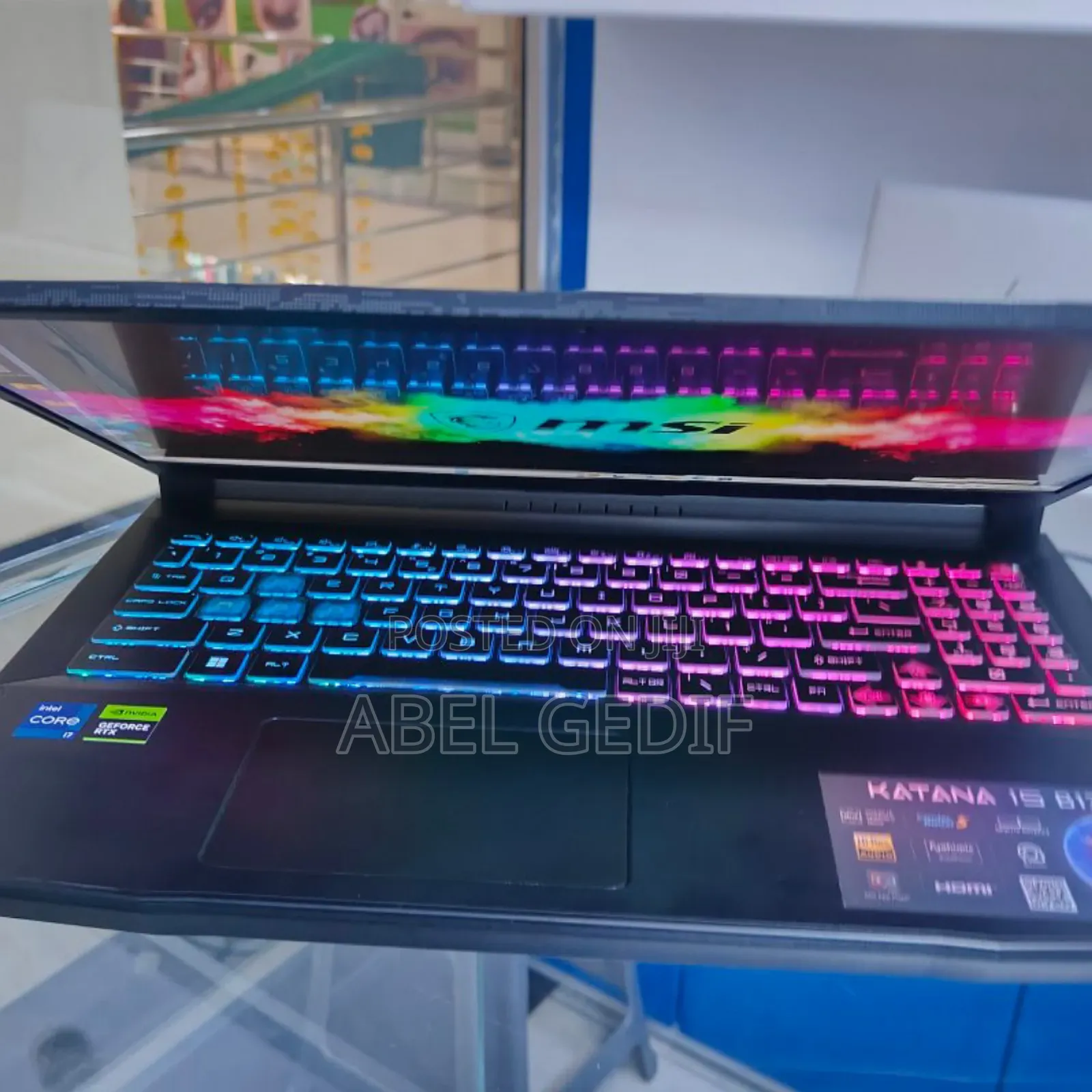 New Laptop MSI Katana 15 32GB Intel Core I7 SSD 1T