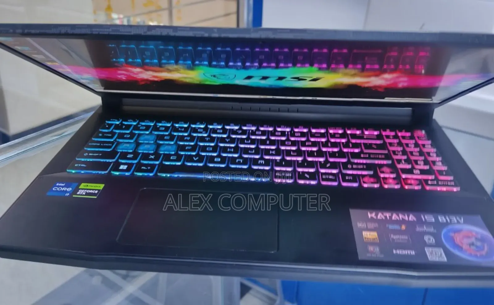 New Laptop MSI Katana GF66 32GB Intel Core I7 SSD 1T