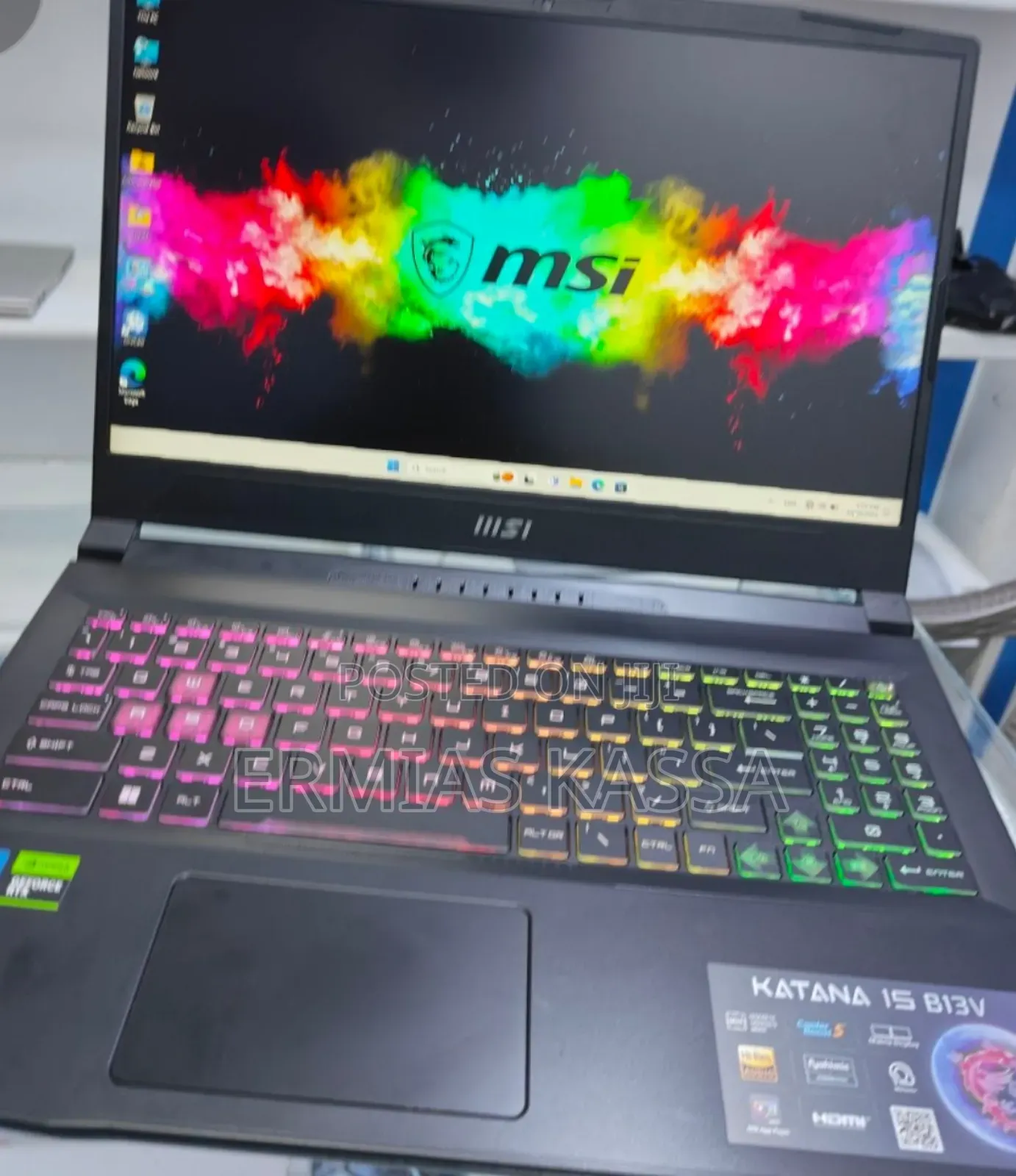 New Laptop MSI Katana 15 32GB Intel Core I7 SSD 1T