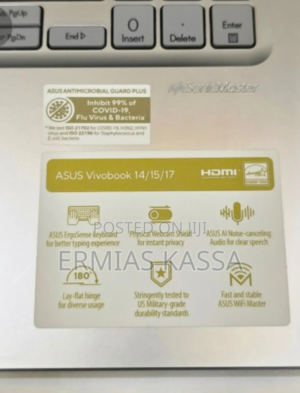 New Laptop Asus VivoBook 15 X505BA 8GB Intel Core I5 SSD 512GB