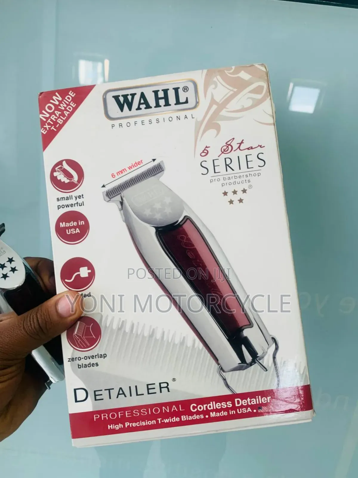 Rechargeable ClipperWAHL Extra Wide T-Blade
