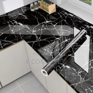 Photo - Marble Pattern Water Proof Self Adhesive Wall Sticker