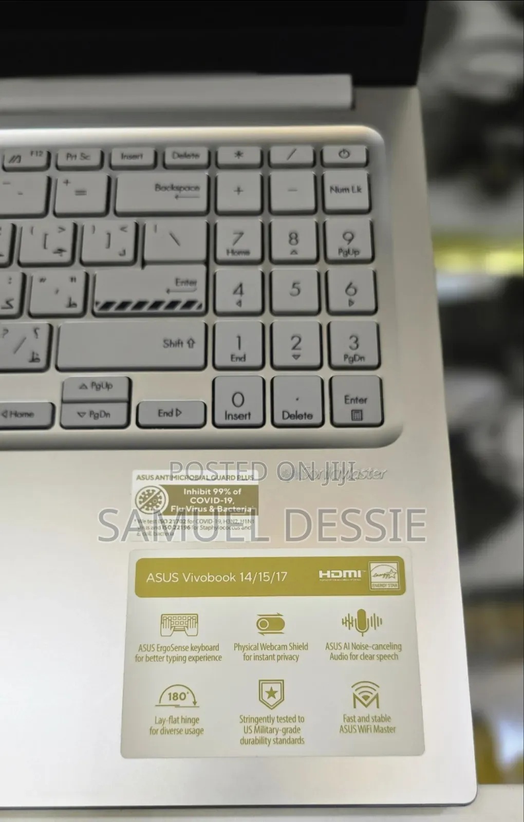 New Laptop Asus VivoBook 15 X505BA 8GB Intel Core I5 SSD 512GB