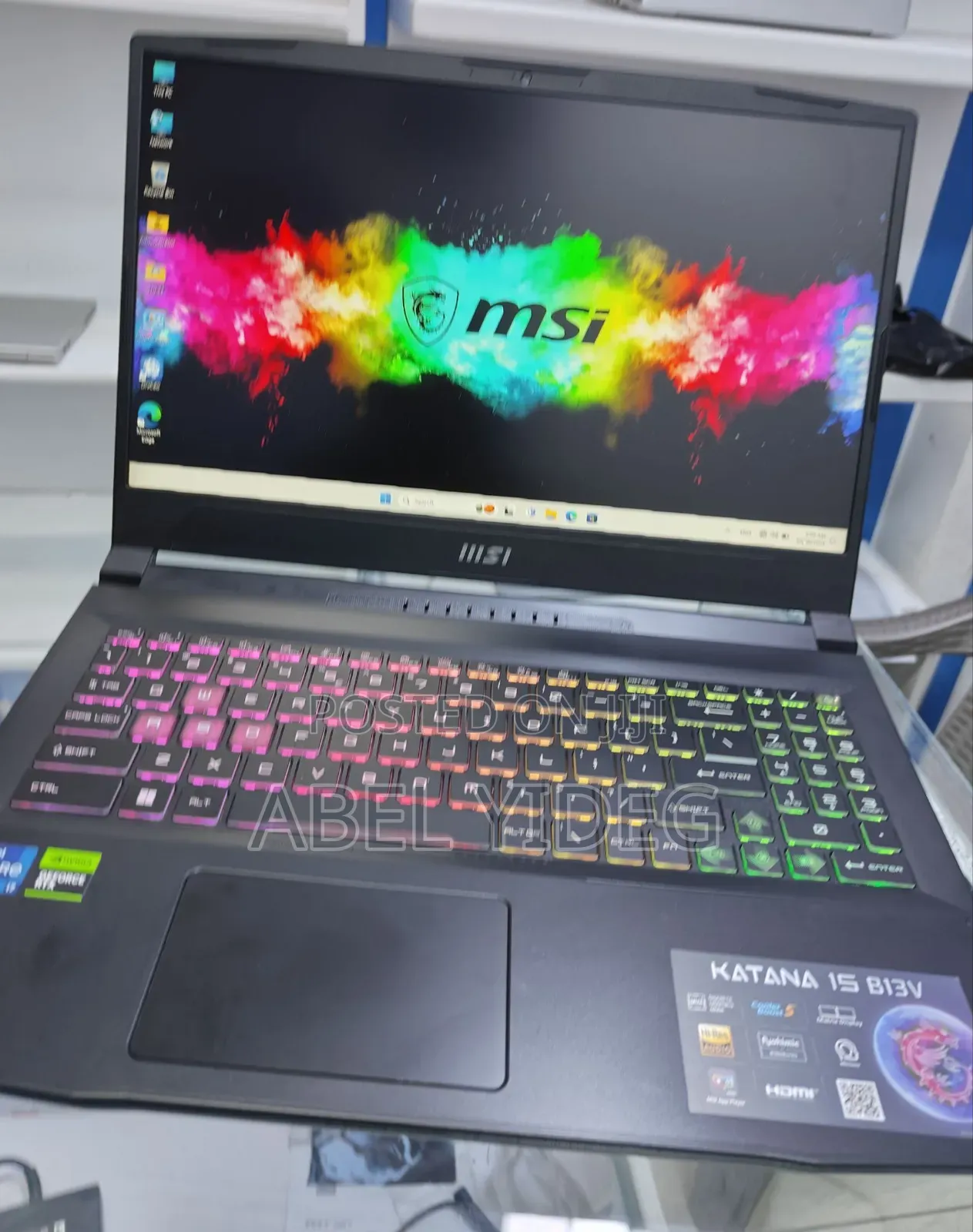 New Laptop MSI Katana 15 32GB Intel Core I7 SSD 1T