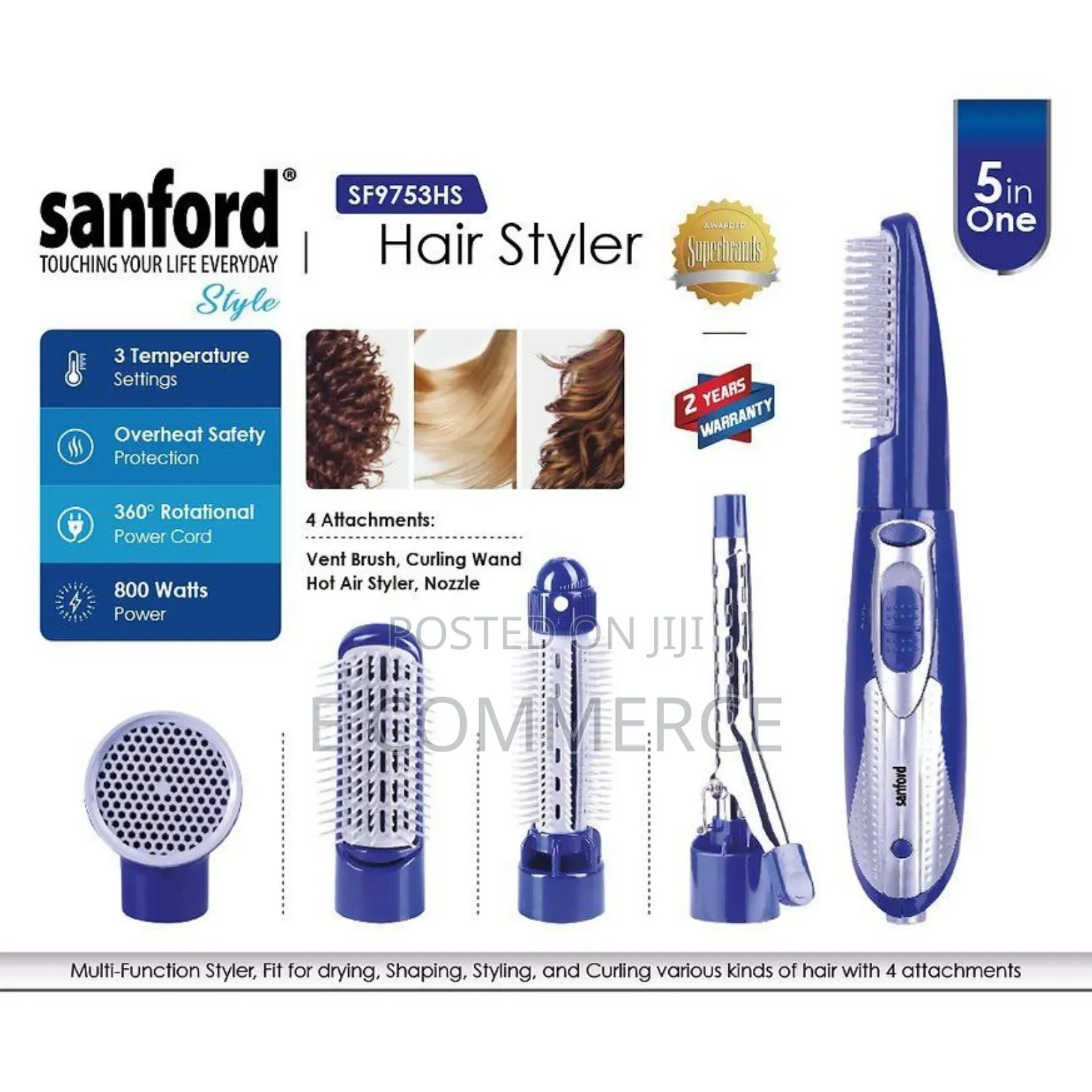 Sanford 5 in 1 Hair Styler
