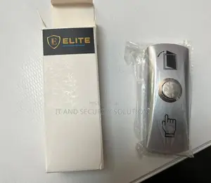 Metallic Exit Button or Push Button Wall-Mount