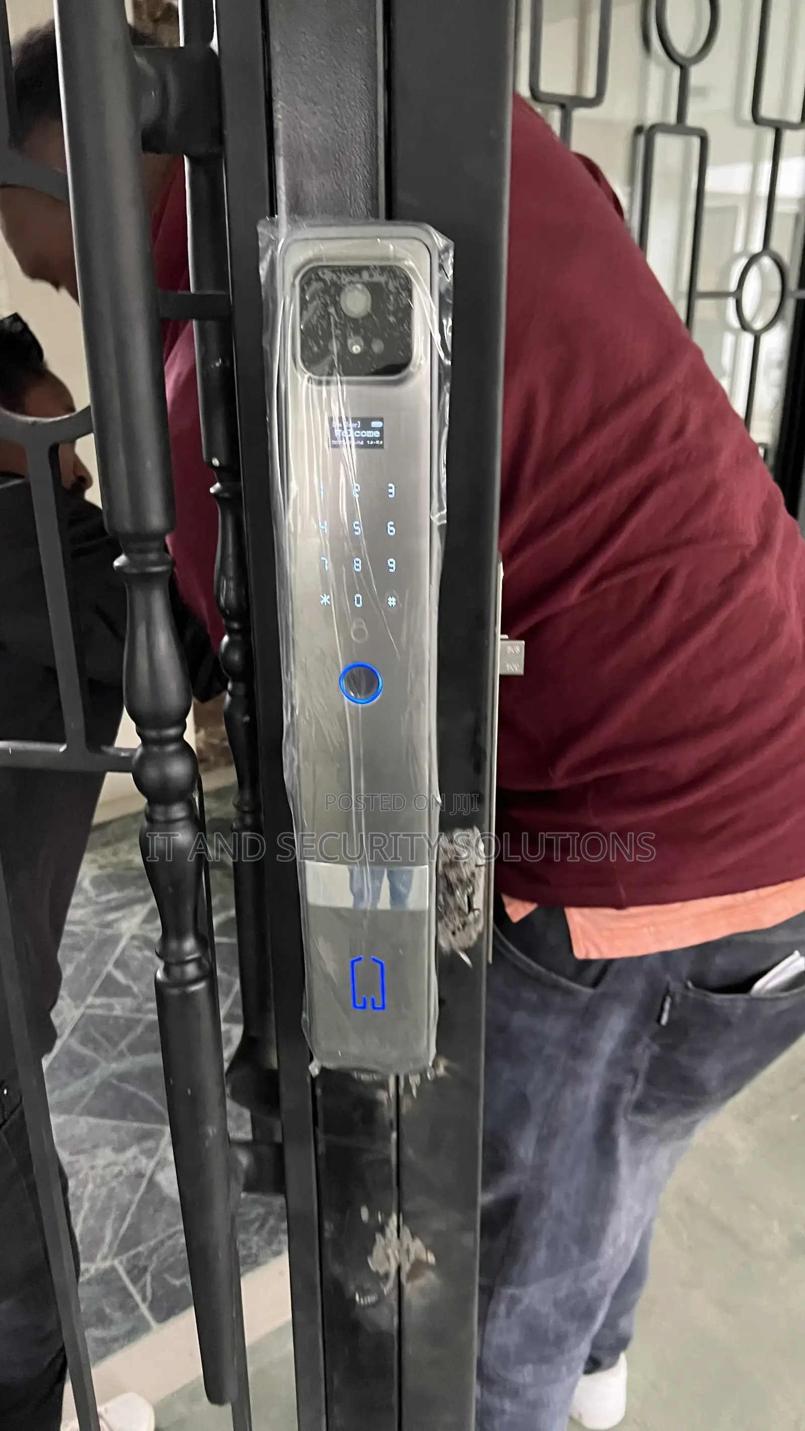 Smart Door Lock Face, Fingerprint, Mobile, Card Password