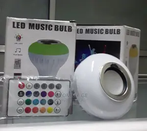 Smart LED Music Bulb ከማንኛውም ዲቫይስ ጋር የሚገናኝ የራሱ ብሉቱዝ ስፒከር