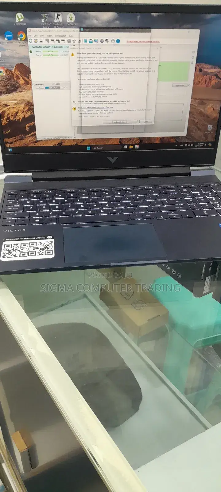 New Laptop HP Victus 15 8GB Intel Core I5 SSD 512GB