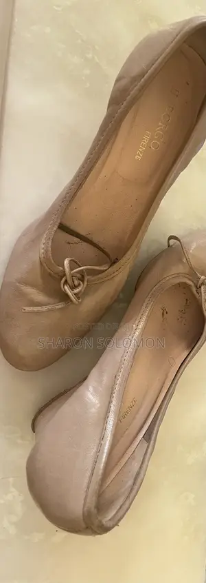 Title: Firenze Beige Wedge Shoes