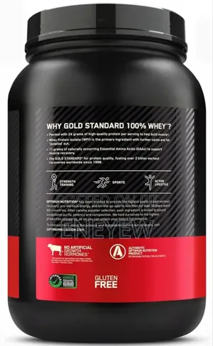 Gold Standard 100% Whey Protein Powder, Rich Chocolate,