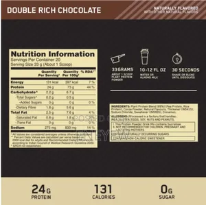 Gold Standard 100% Whey Protein Powder, Rich Chocolate,