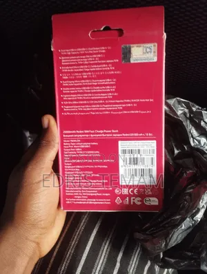 Photo - Redmi Power Bank 20,000 Mah for Charging Without Worry