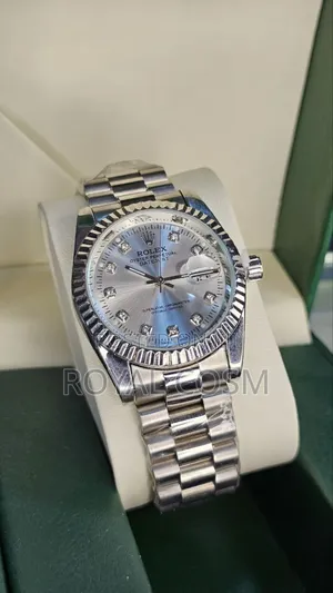 Photo - Rolex Full Silver Date Just Mens Watches
