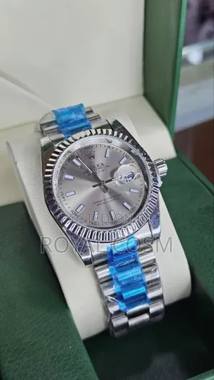 Rolex Full Silver Date Just Mens Watches