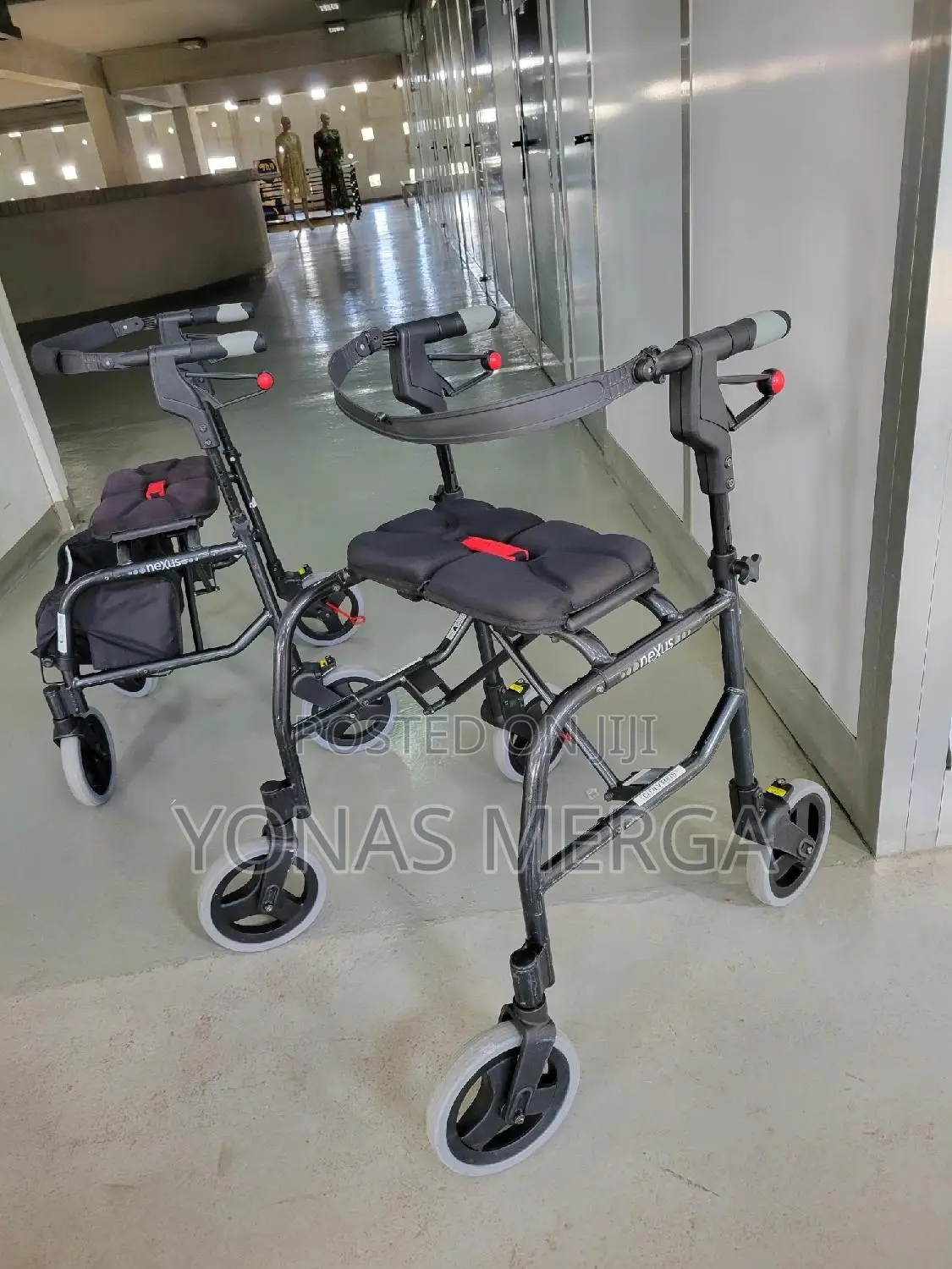 Walker|Walker=Human Care Nexus One Rollator፪cable-Free
0ወከር