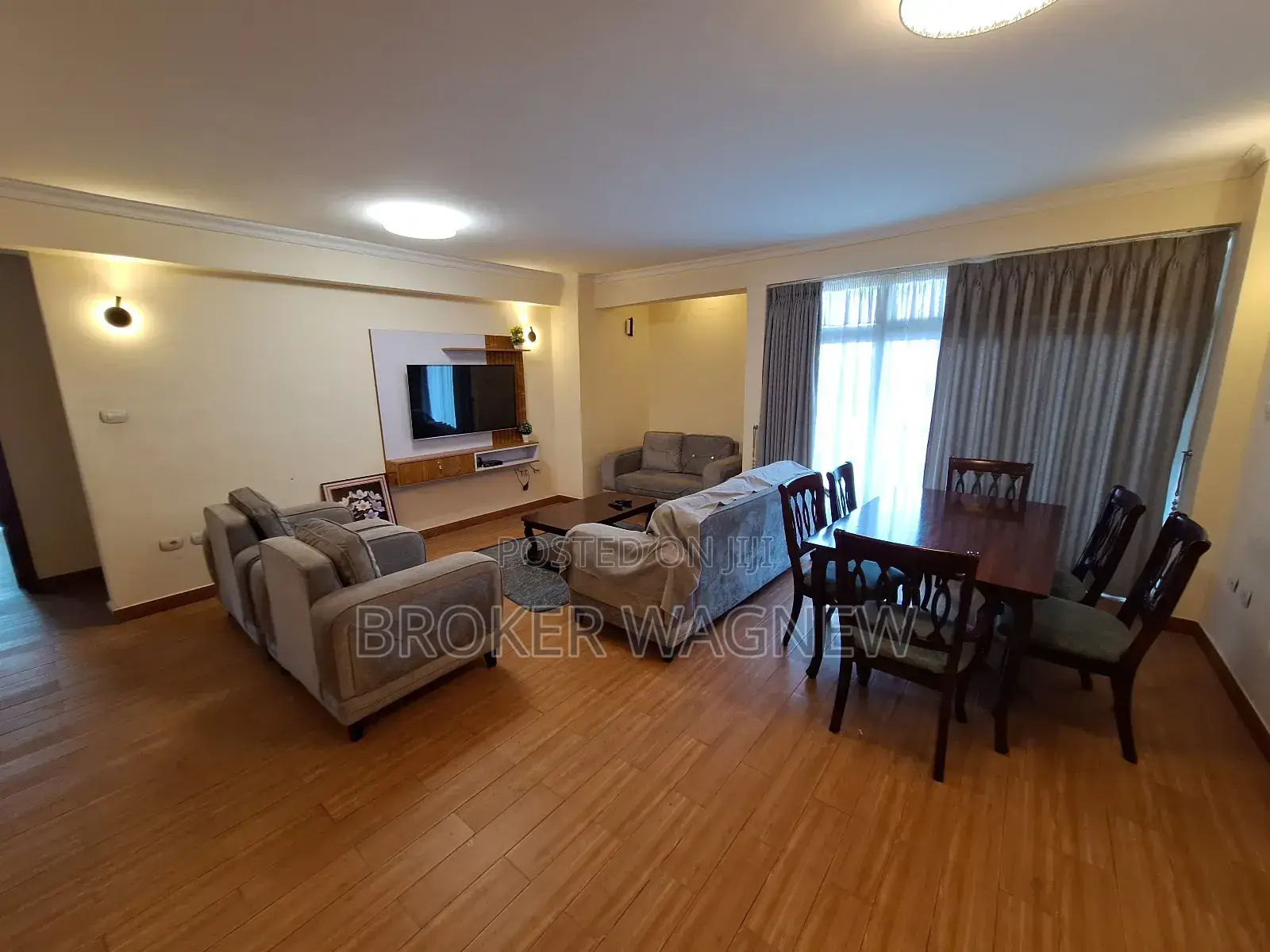 Furnished 3bdrm Apartment in Kirkos for rent