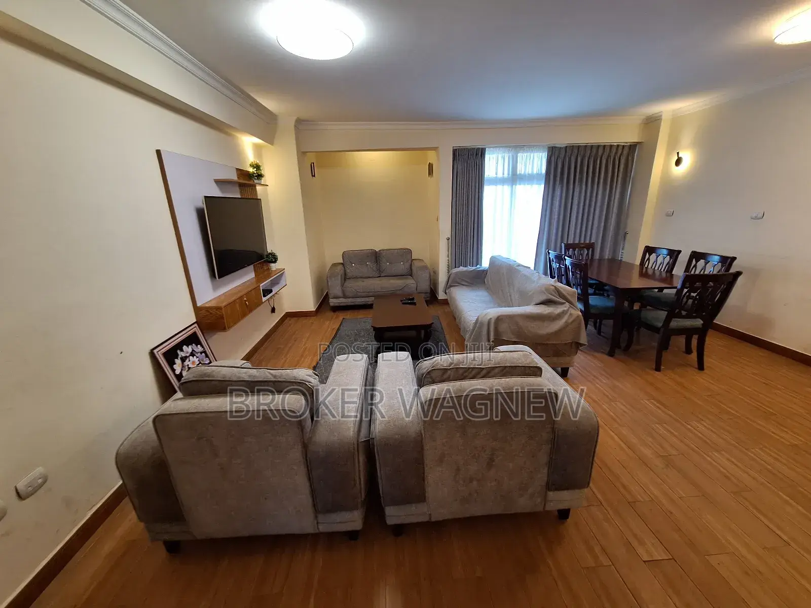 Furnished 3bdrm Apartment in Kirkos for rent