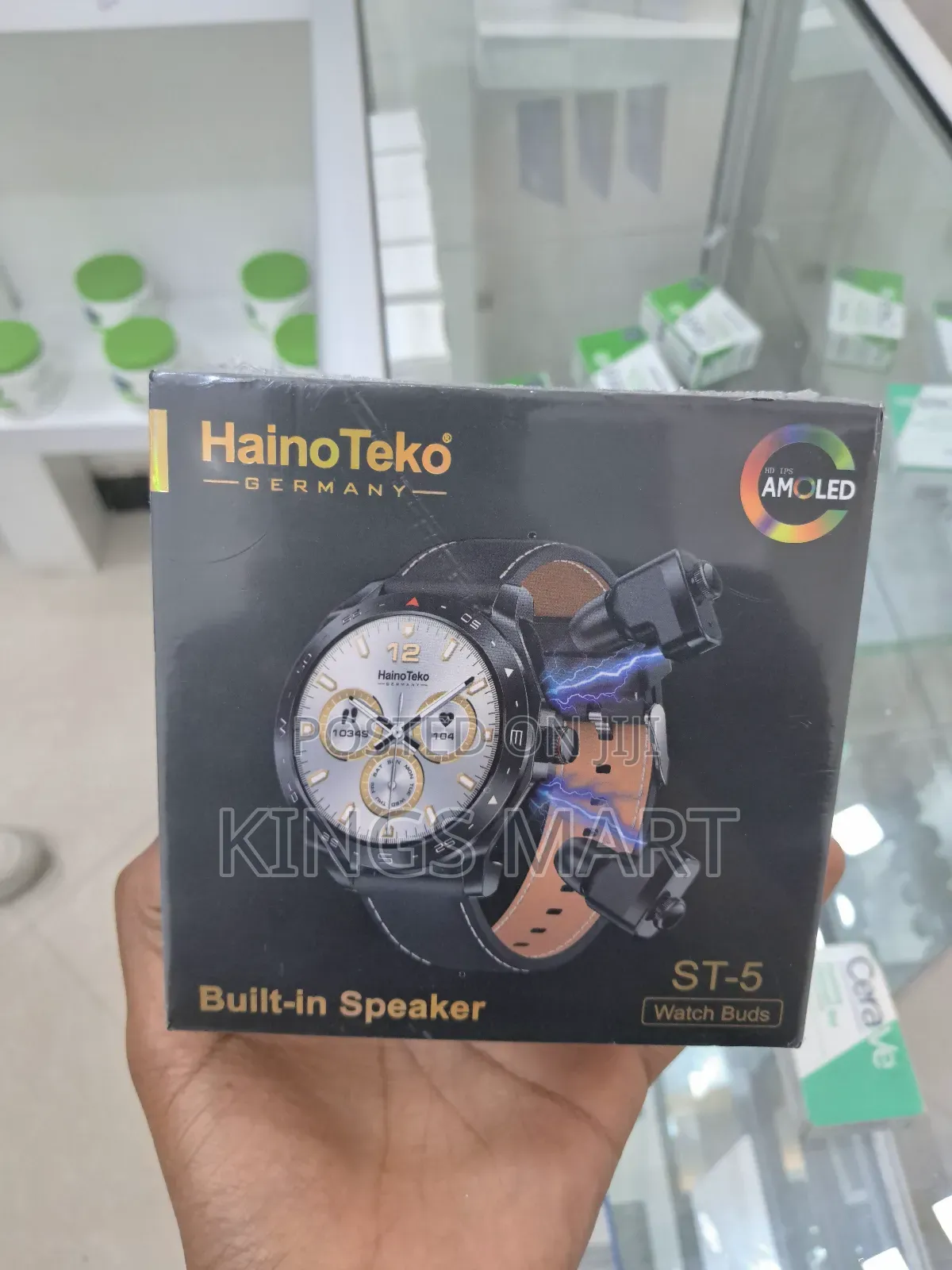Hainoteko Smart Watch for Gentleman (Built-in Speaker)