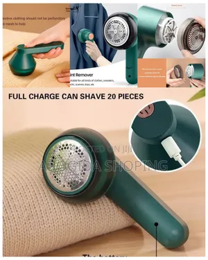 High-Efficiency Lint Remover, Cordless and Rechargeable