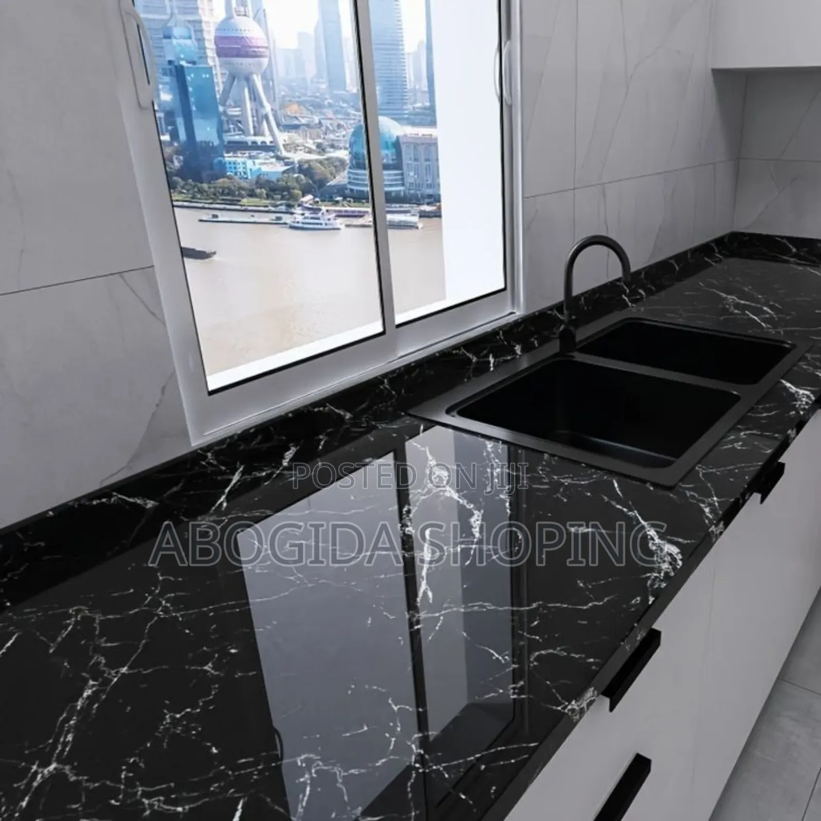 Transform Your Kitchen Bathroom With Marble Stickers
