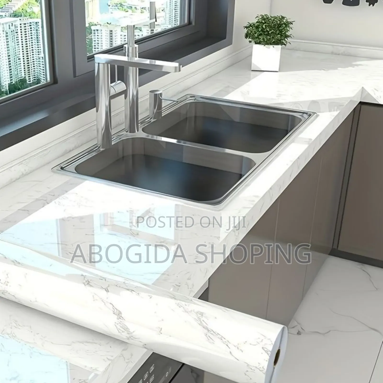 Long-Lasting Marble Adhesive Stickers for a Modern Touch