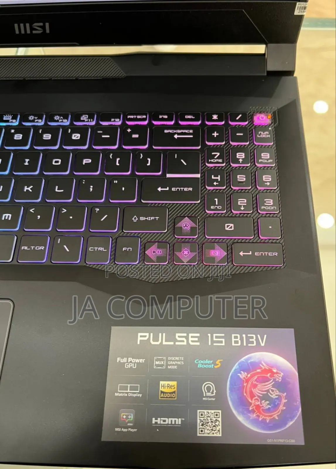 New Laptop MSI Pulse GL76 16GB Intel Core I9 SSD 1T