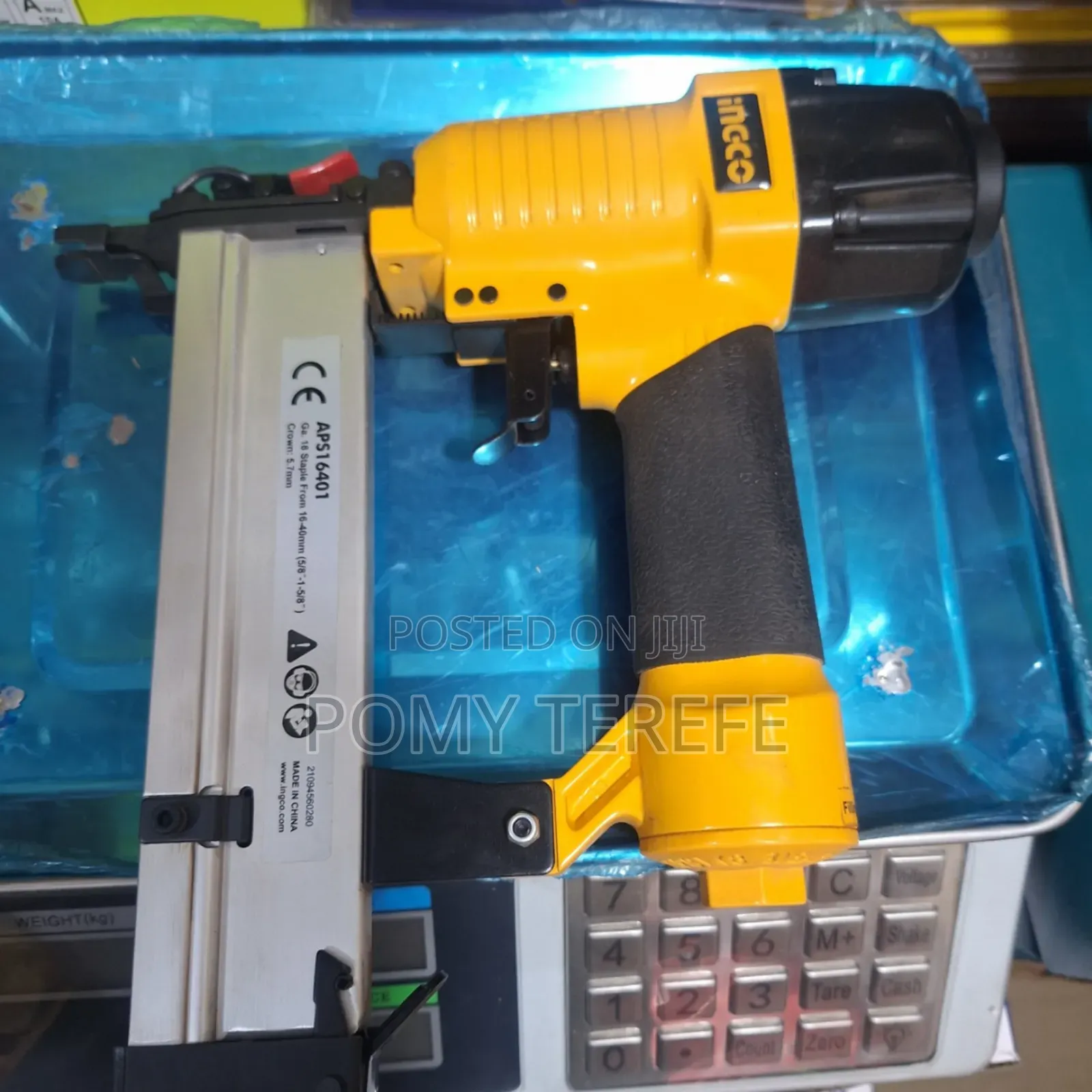 Air Staple Gun የአየር ስቴፕል ሽጉጥ Ingco