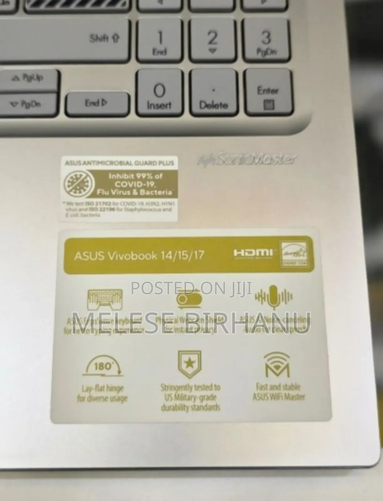 New Laptop Asus VivoBook 15 X540NA 8GB Intel Core I5 SSD 512GB