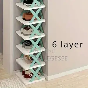 6 ከፍታ ያለዉ የጫማ መደርደሪያ