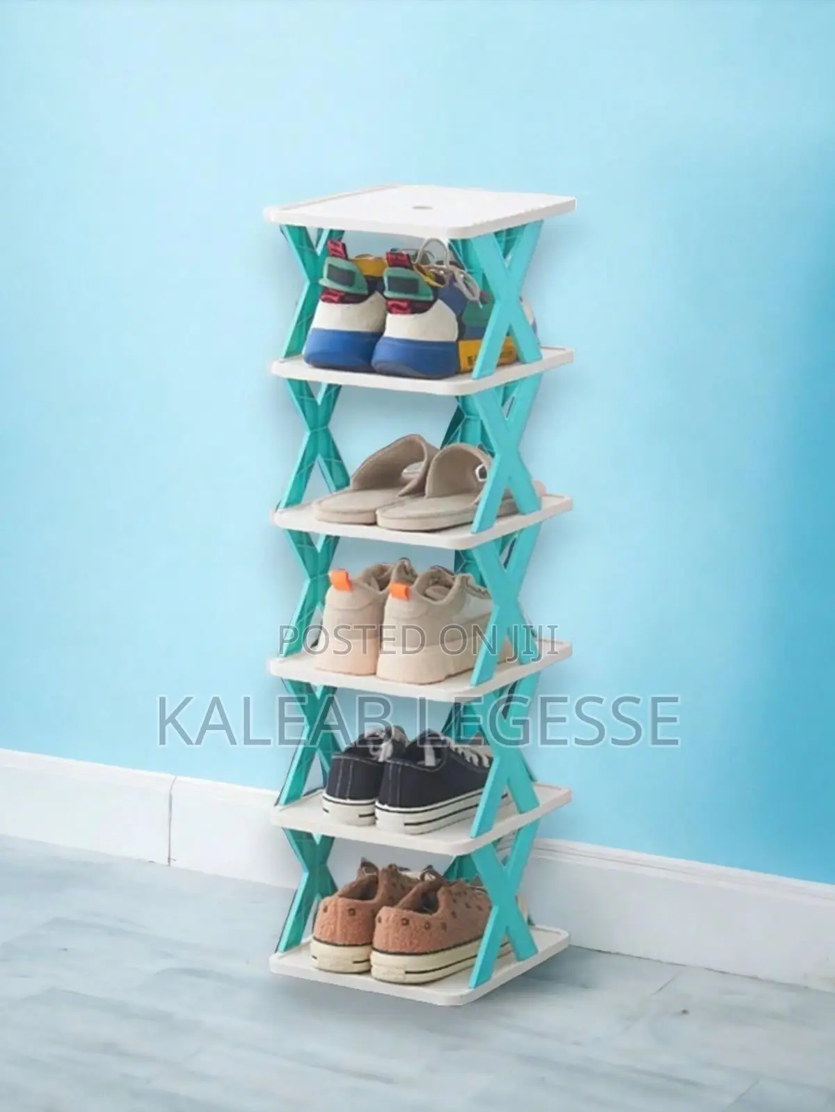 6 ከፍታ ያለዉ የጫማ መደርደሪያ